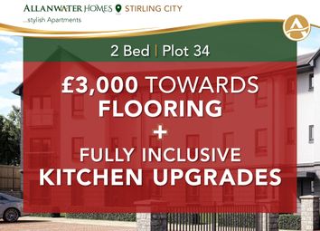 Thumbnail 2 bedroom flat for sale in Glasgow Road, St Ninians, Stirling
