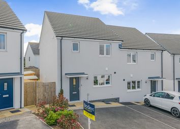 Thumbnail Semi-detached house for sale in Long Croft Crescent, Hayle, Cornwall