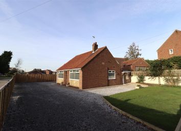 Thumbnail 4 bed detached bungalow to rent in Holme Road, Market Weighton, York