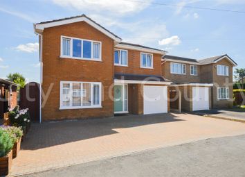 Thumbnail 4 bed detached house for sale in Beccelm Drive, Crowland, Peterborough