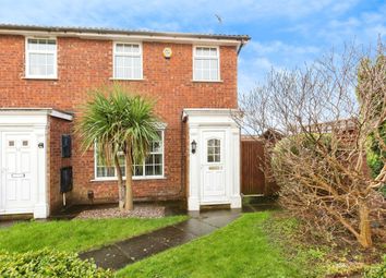 Thumbnail 3 bedroom end terrace house for sale in Abbotts Close, Syston, Leicester