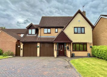 Thumbnail 5 bed detached house for sale in Burnham Drive, Whetstone, Leicester, Leicestershire.