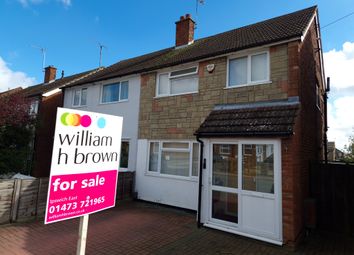 Thumbnail 3 bedroom semi-detached house for sale in Bloomfield Street, Ipswich