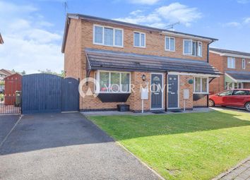 Thumbnail 3 bed semi-detached house for sale in Dover Close, Mountsorrel, Loughborough, Leicestershire