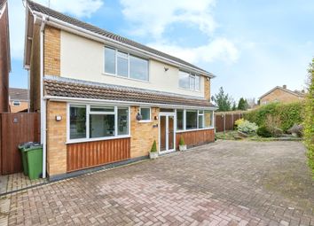 Thumbnail Detached house for sale in Salcombe Drive, Glenfield, Leicester