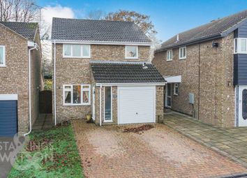 Thumbnail 3 bed detached house for sale in Lackford Close, Brundall, Norwich