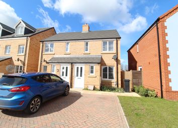 Thumbnail End terrace house for sale in Ghent Field Circle, Thurston, Bury St. Edmunds