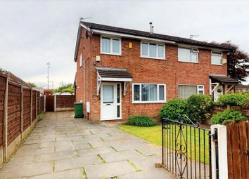 Thumbnail 3 bed semi-detached house for sale in Lambourn Road, Urmston, Manchester