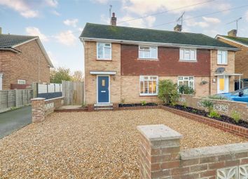 Thumbnail 3 bed semi-detached house for sale in Melbourne Avenue, Goring-By-Sea, Worthing