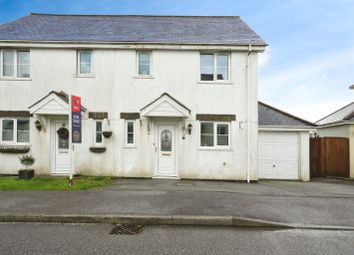 Thumbnail 3 bed semi-detached house for sale in St. Michaels Way, Roche, St. Austell, Cornwall