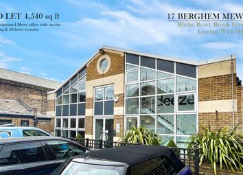 Thumbnail Office to let in Berghem Mews, Unit 17, Blythe Road, Brook Green, London