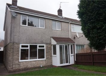 Thumbnail 3 bed semi-detached house for sale in Glyn Eiddew, Pentwyn