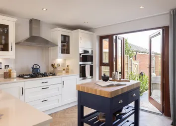 Internal Shot Of The Kitchen With Double Doors In The Conwy Show Home