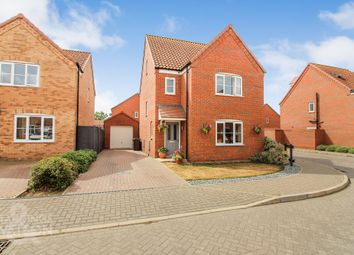 Thumbnail 4 bed detached house for sale in Dove Avenue, Wymondham