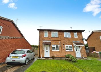 Thumbnail 2 bed semi-detached house for sale in Mablowe Field, Wigston, Leicester