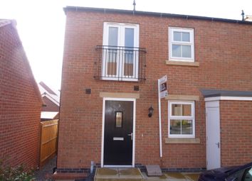 Thumbnail Town house to rent in Suffolk Way, Church Gresley, Swadlincote
