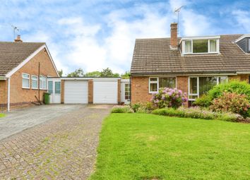 Thumbnail 3 bed semi-detached bungalow for sale in Gwendoline Drive, Countesthorpe, Leicester