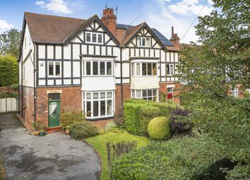 Thumbnail 5 bed semi-detached house for sale in Lidgett Park Road, Roundhay, Leeds