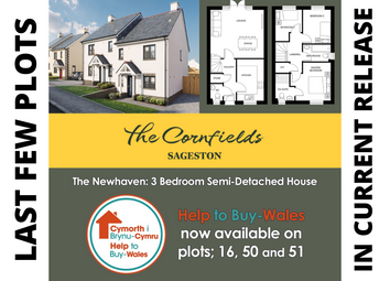 Thumbnail 3 bedroom semi-detached house for sale in Cornfields Walk, Sageston, Tenby