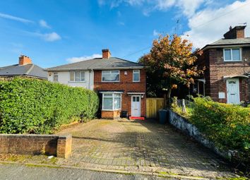 Thumbnail 3 bed semi-detached house to rent in Birchdale Road, Birmingham, West Midlands