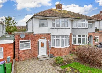 Thumbnail 3 bed semi-detached house for sale in Foreland Avenue, Folkestone, Kent