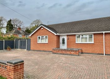 Thumbnail Semi-detached bungalow for sale in Gloucester Crescent, Wigston, Leicestershire.