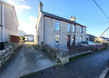 Thumbnail 3 bed semi-detached house for sale in High Street, Bryngwran, Holyhead, Isle Of Anglesey