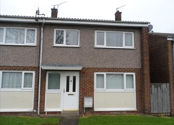 Thumbnail 3 bed terraced house to rent in St. Christophers Close, Ashington