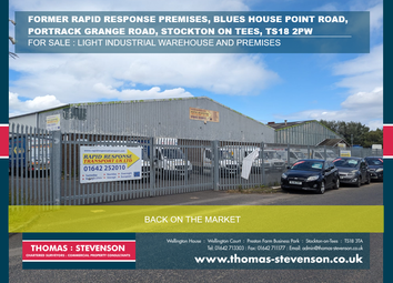 Thumbnail Light industrial for sale in Blue House Point Road, Portrack Grange Road, Stockton On Tees