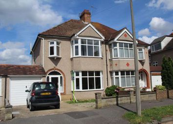 Thumbnail Semi-detached house to rent in Hill Crescent, Worcester Park