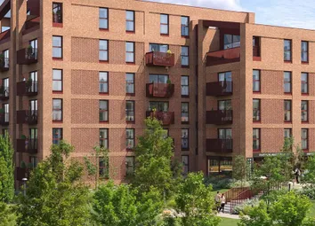 CGI Of New Build Flats With Greenery And Communal Areas Around
