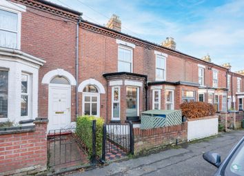 Thumbnail 3 bed terraced house for sale in Rosebery Road, Norwich