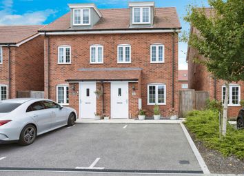 Thumbnail 3 bed semi-detached house for sale in Emerald Road, Crawley