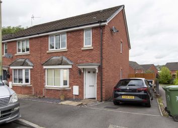 Thumbnail 3 bed semi-detached house for sale in Farm Close, Tir-Y-Berth, Hengoed