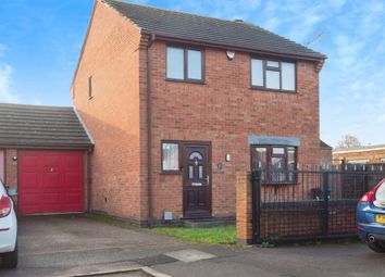 Thumbnail 3 bed detached house for sale in Sherloyd Close, Leicester