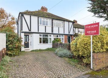 Thumbnail 2 bed semi-detached house for sale in Burwood Close, Hersham, Walton-On-Thames