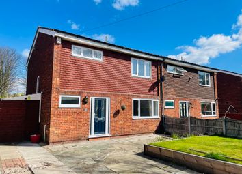 Thumbnail 3 bed semi-detached house to rent in Lindsell Road, West Timperley, Altrincham