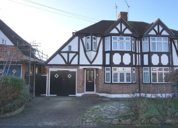 Thumbnail 3 bed semi-detached house for sale in Romney Close, Chessington, Surrey.