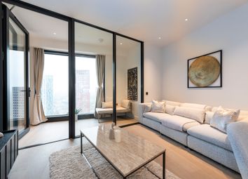 Thumbnail 1 bed flat to rent in River Park Tower, Nine Elms Lane, Vauxhall, London