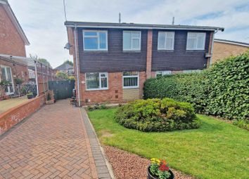 Thumbnail 3 bed semi-detached house for sale in Edgecote Close, Rugby