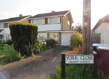 Thumbnail 3 bed property for sale in York Close, Herne Bay
