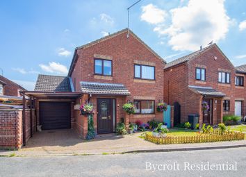 Thumbnail 3 bed detached house for sale in Burgess Close, Caister-On-Sea, Great Yarmouth
