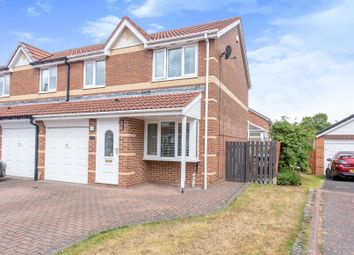 Thumbnail 3 bed semi-detached house for sale in Brantwood, Chester Le Street, Durham