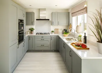 The Three Sided Kitchen Has Plenty Of Storage Space