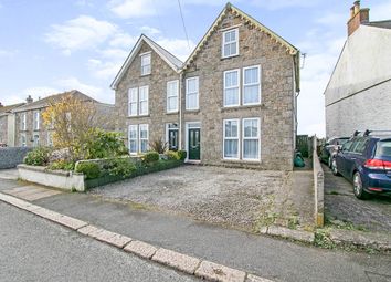 Thumbnail 3 bed semi-detached house for sale in Fore Street, Beacon, Camborne, Cornwall