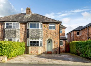 Thumbnail Semi-detached house for sale in Buckingham Road, Wilmslow, Cheshire