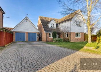 Thumbnail Detached house for sale in Bowling Green Close, Attleborough