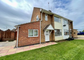 Thumbnail 3 bed semi-detached house for sale in Castle Drive, Northborough, Peterborough