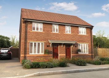 Thumbnail Semi-detached house for sale in "The Grovier" at Great North Road, Little Paxton, St. Neots