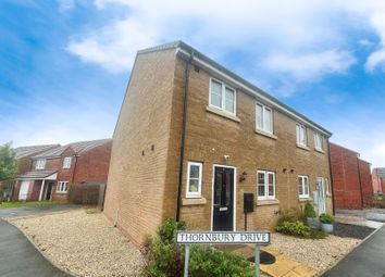 Thumbnail 3 bed semi-detached house for sale in Thornbury Drive, Scartho Top, Grimsby, Lincolnshire